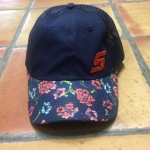 Snapon Flower Print Hat 